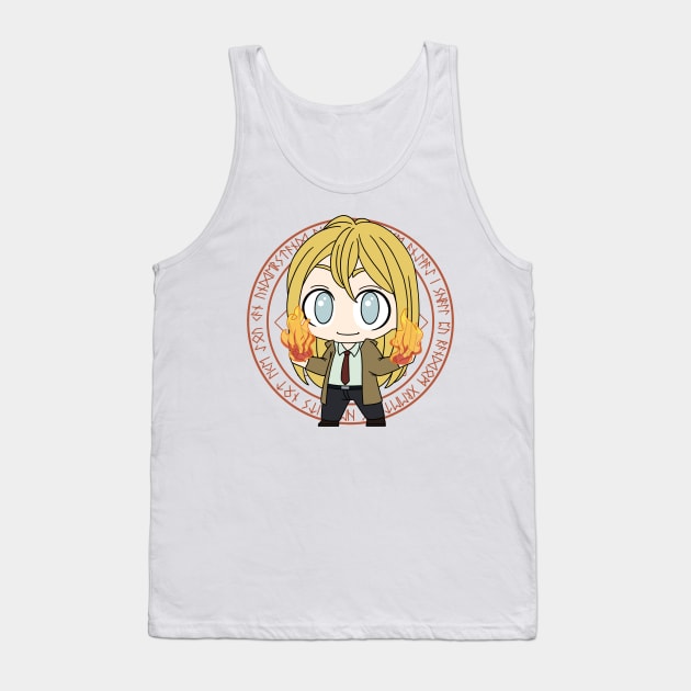 Personalized Design - Obi as John Constantine Tank Top by RotemChan